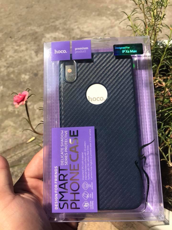 Ốp lưng Vân Carbon cho iphone Xs Max