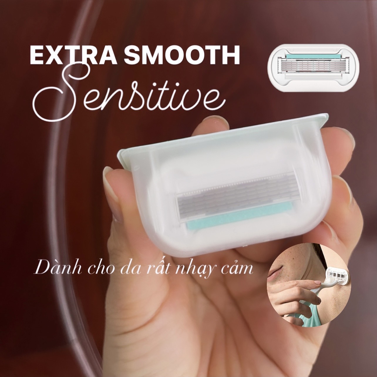 Đầu dao thay thế Gillette Venus Extra Smooth/Sensitive