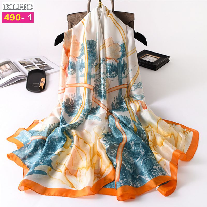 Khăn Choàng Lụa Thời Trang 1085 - Thế Giới Khăn Đẹp - Giá Sỉ