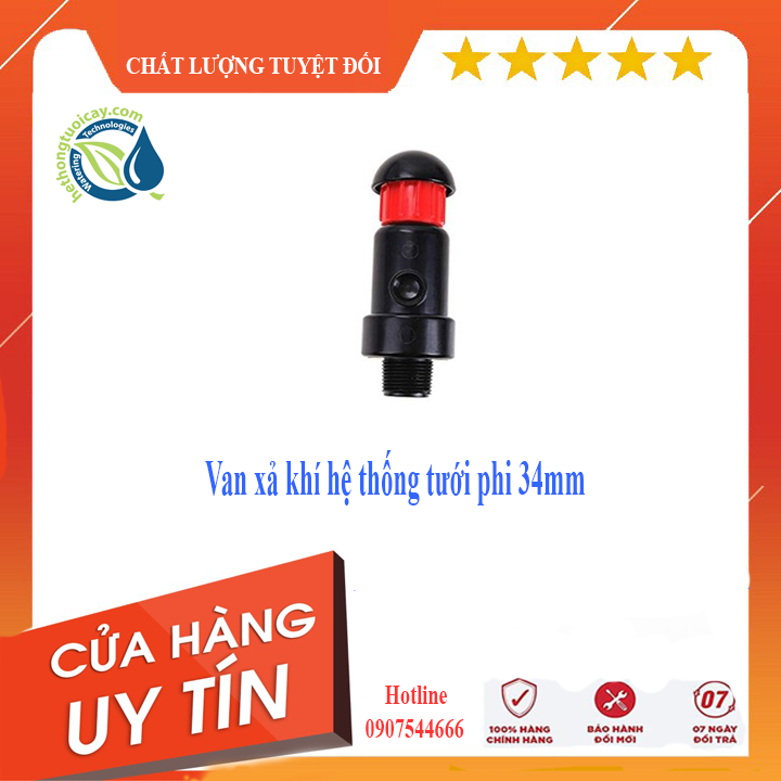 Van xả khí nhỏ giọt 34mm