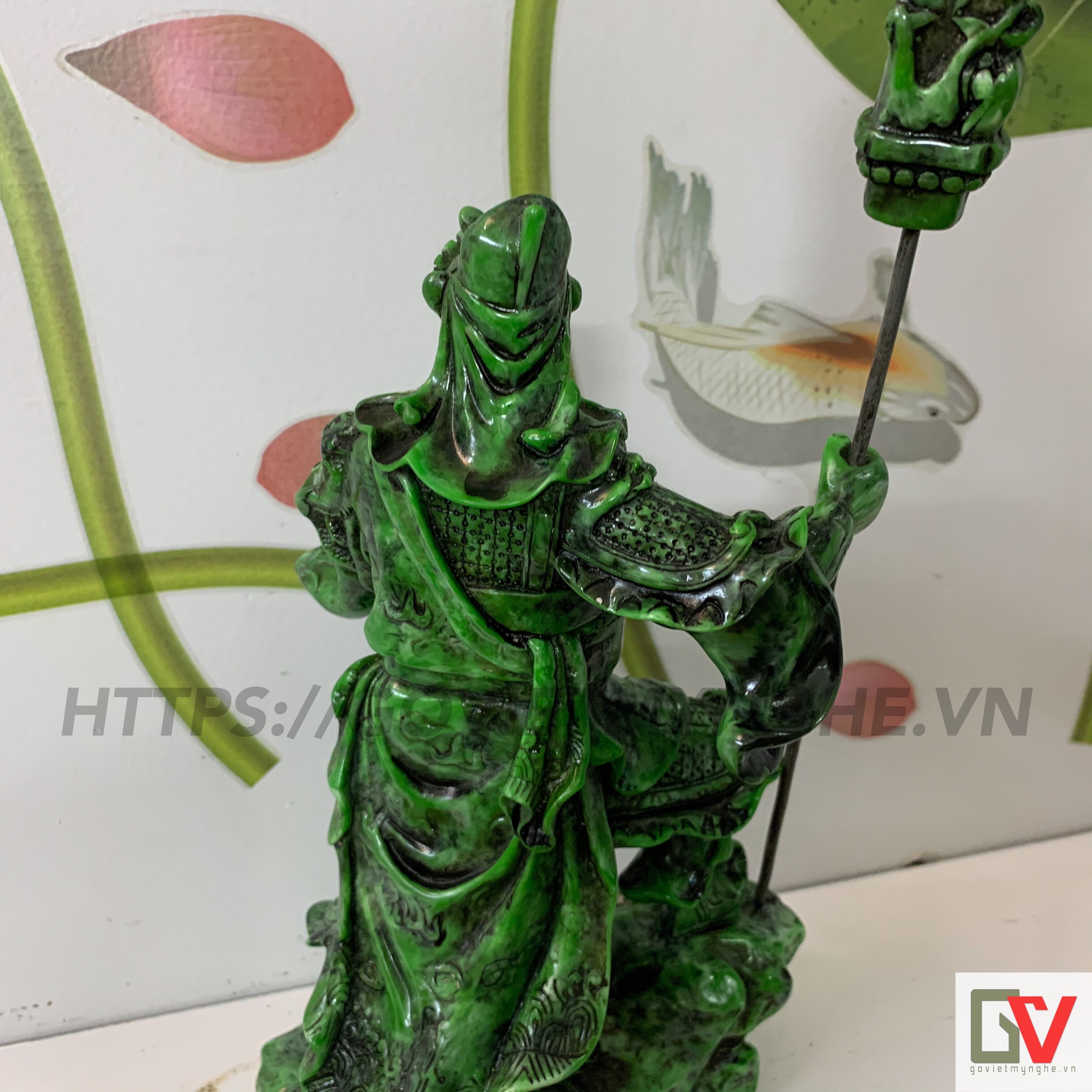 Tượng Đá Đầu Phật Thích Ca - Cao 9cm - Đá Màu