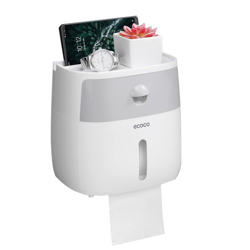 Hộp Đựng Giấy Vệ Sinh 2 Tầng Ecoco Lớn