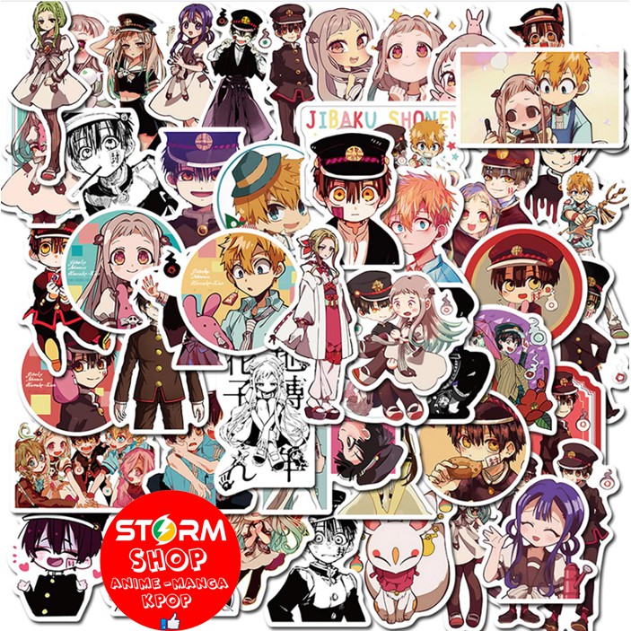 Sticker / Hình dán anime Jinbaku Shounen Hanako-Kun - Ác Quỷ Trong Nhà Vệ Sinh