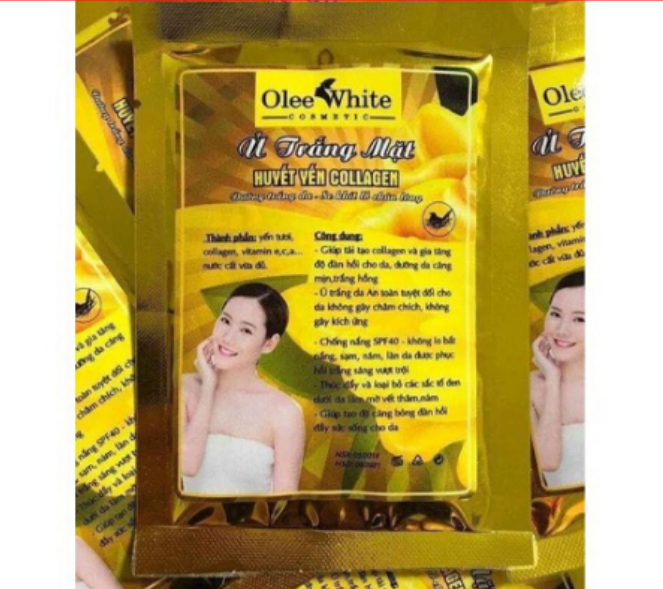 Ủ trắng mặt nạ huyết yến siêu trắng da nè