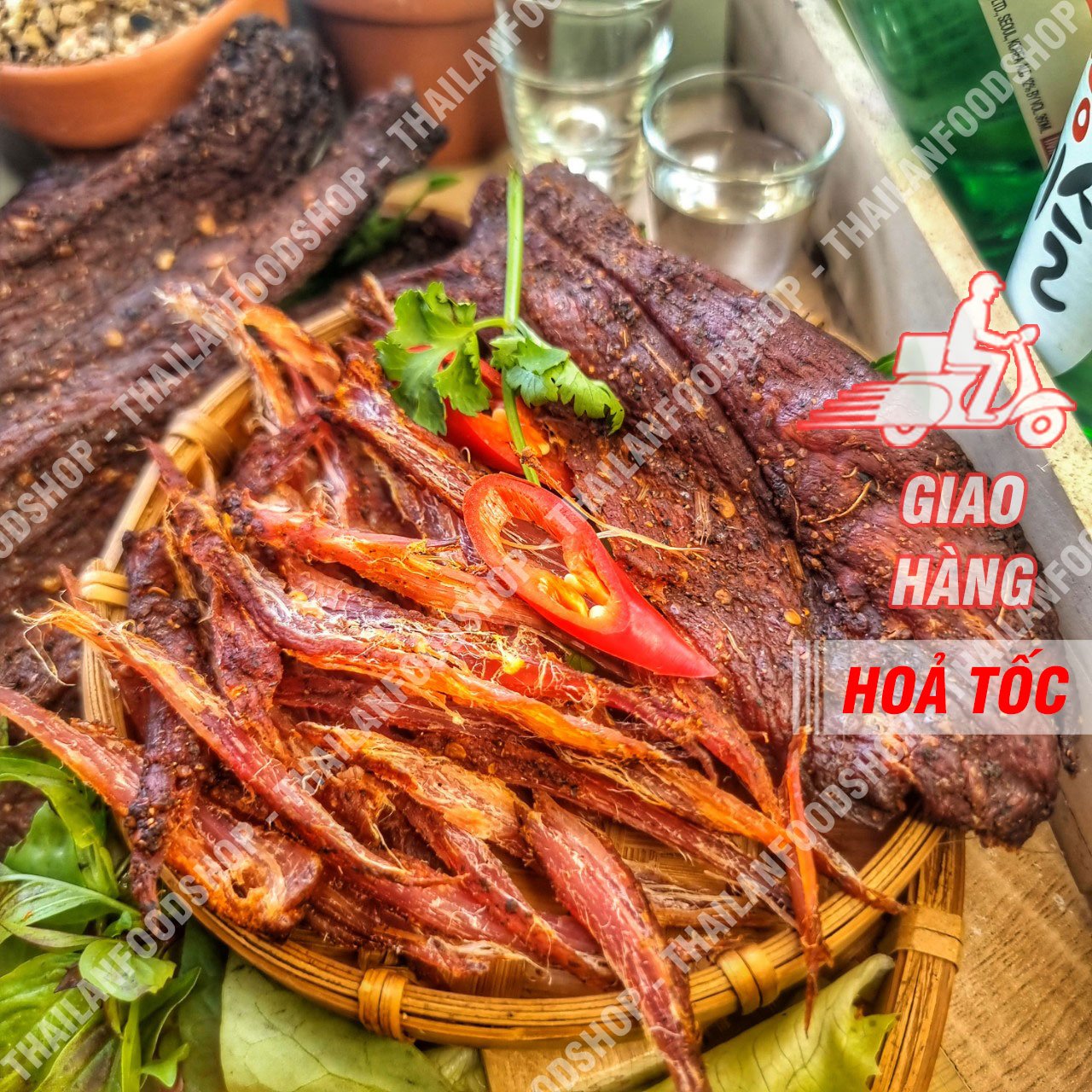 Thịt lợn gác bếp tây bắc túi hck 500gr