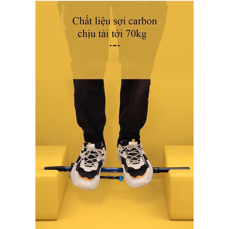 Gác cần câu đài carbon cao cấp Tab 2m1 thu gọn