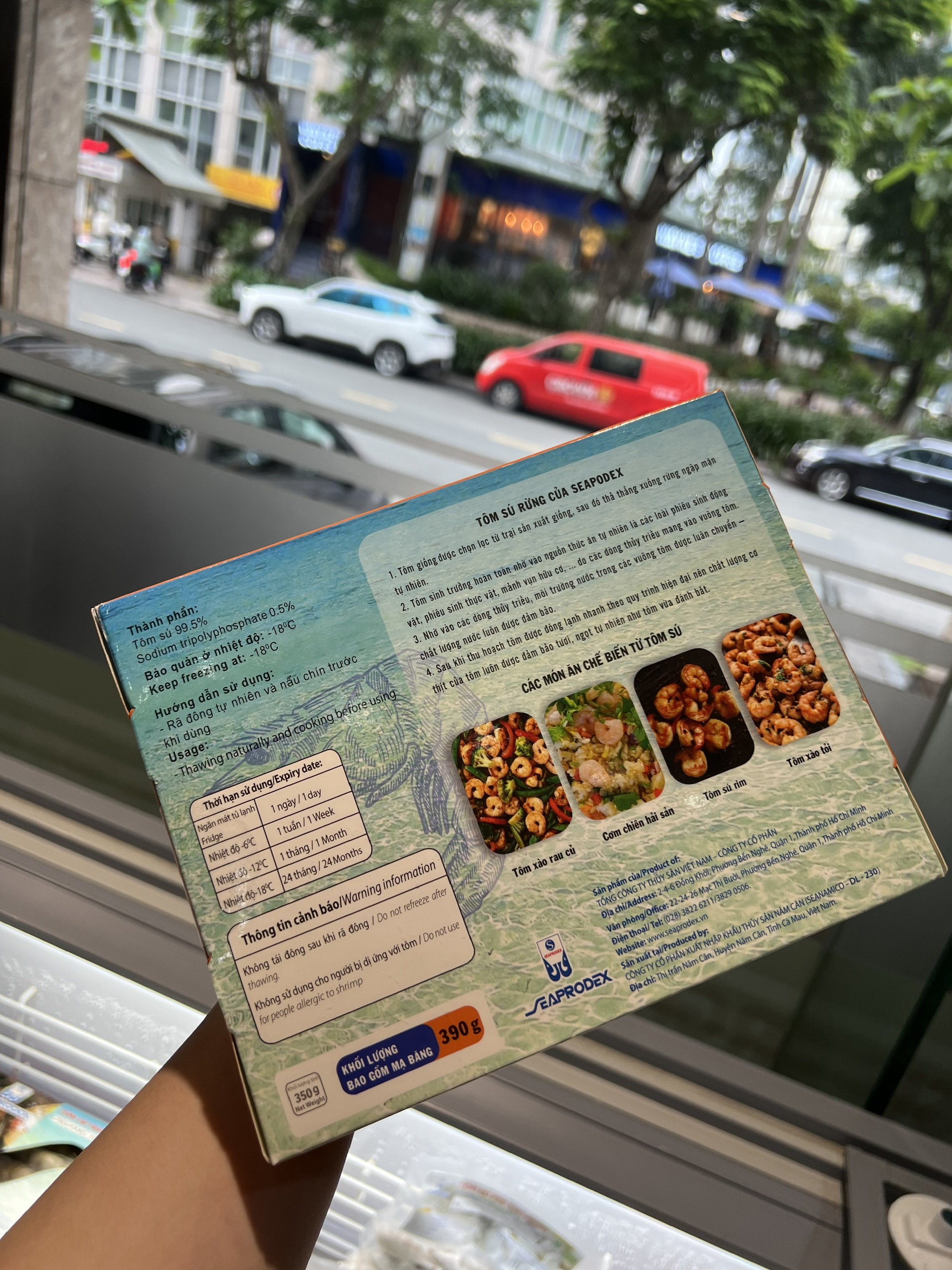 TÔM SÚ RỪNG CÀ MAU SEAPRODEX, KÍCH CỠ: S