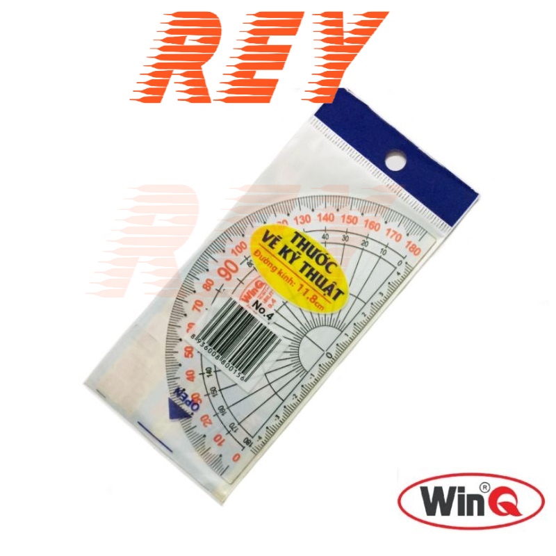 COMBO 10 cây thước đo độ dẻo trong suốt No.4 WinQ