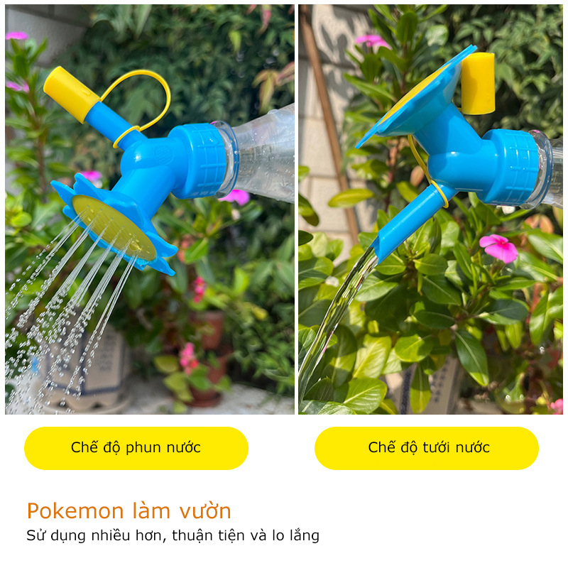 Plastic sprayer for watering plants