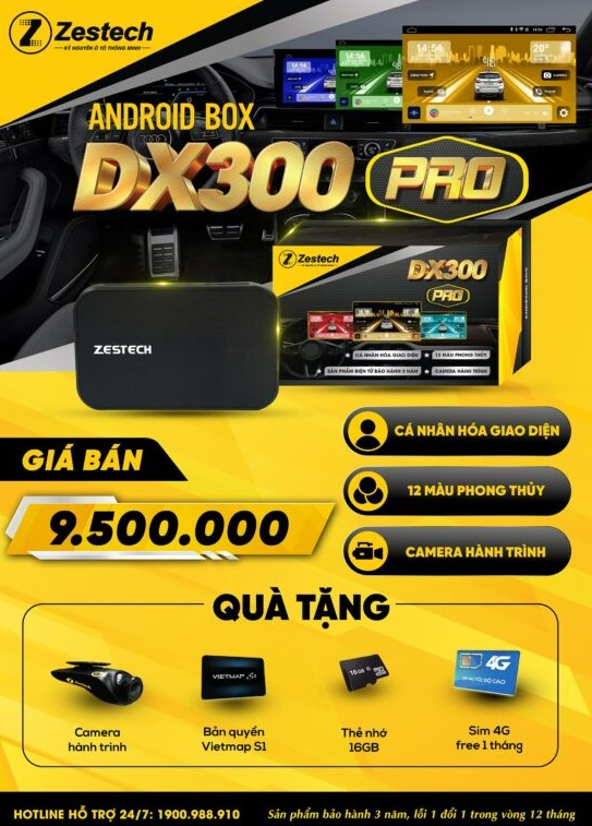 Carplay Android Box Zestech DX300 Pro