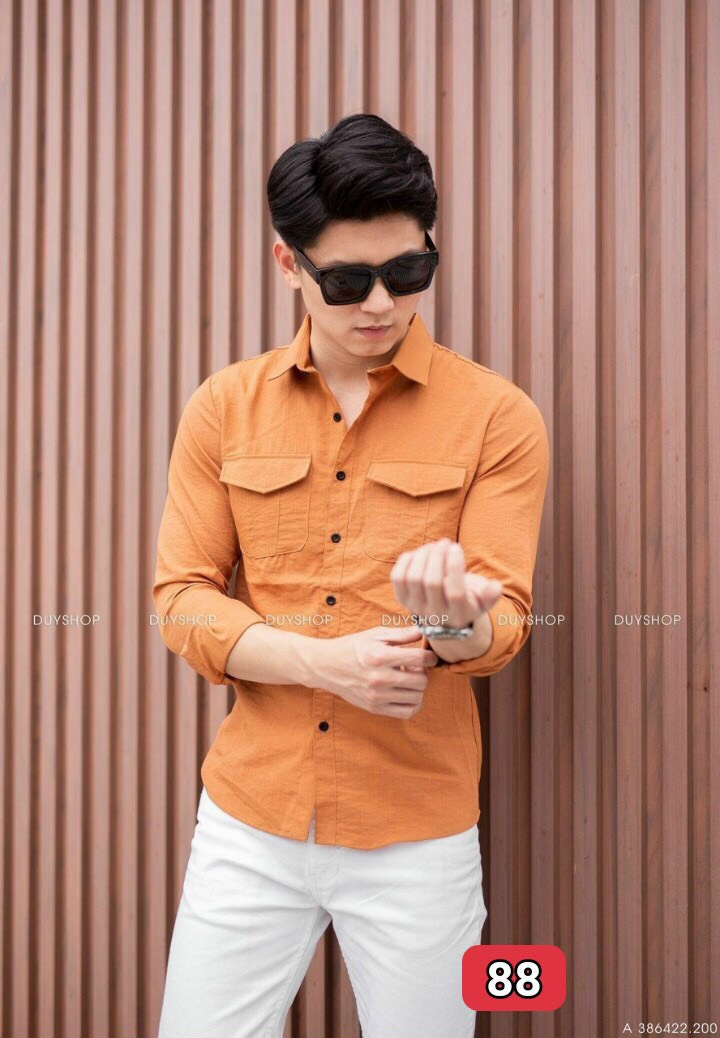 Áo sơ mi nam LB LInhBig Store, sơ mi công sở nhiều màu, chất vải lụa chống nhăn kv