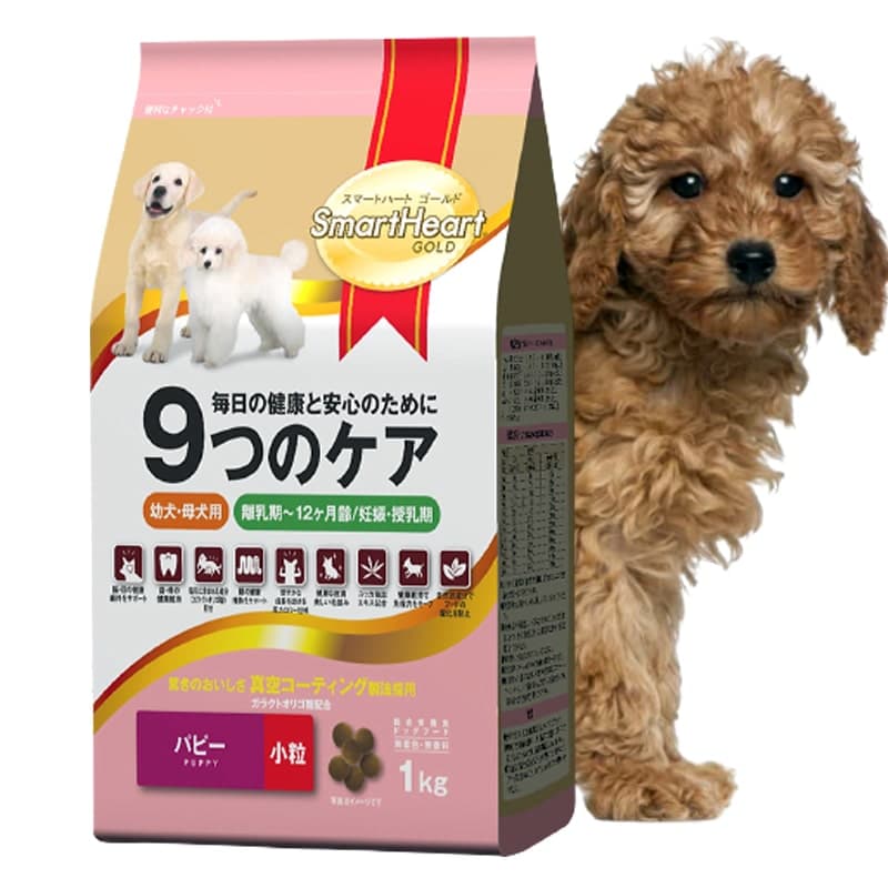 Thức ăn hạt dưỡng lông SmarTheart Gold Small cho Chó