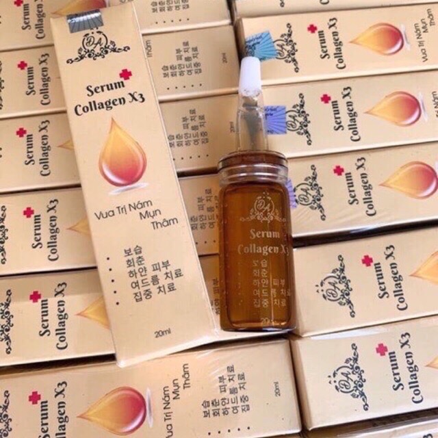 [HCM]Serum collagen x3 giảm nám mụn thâm 20ml