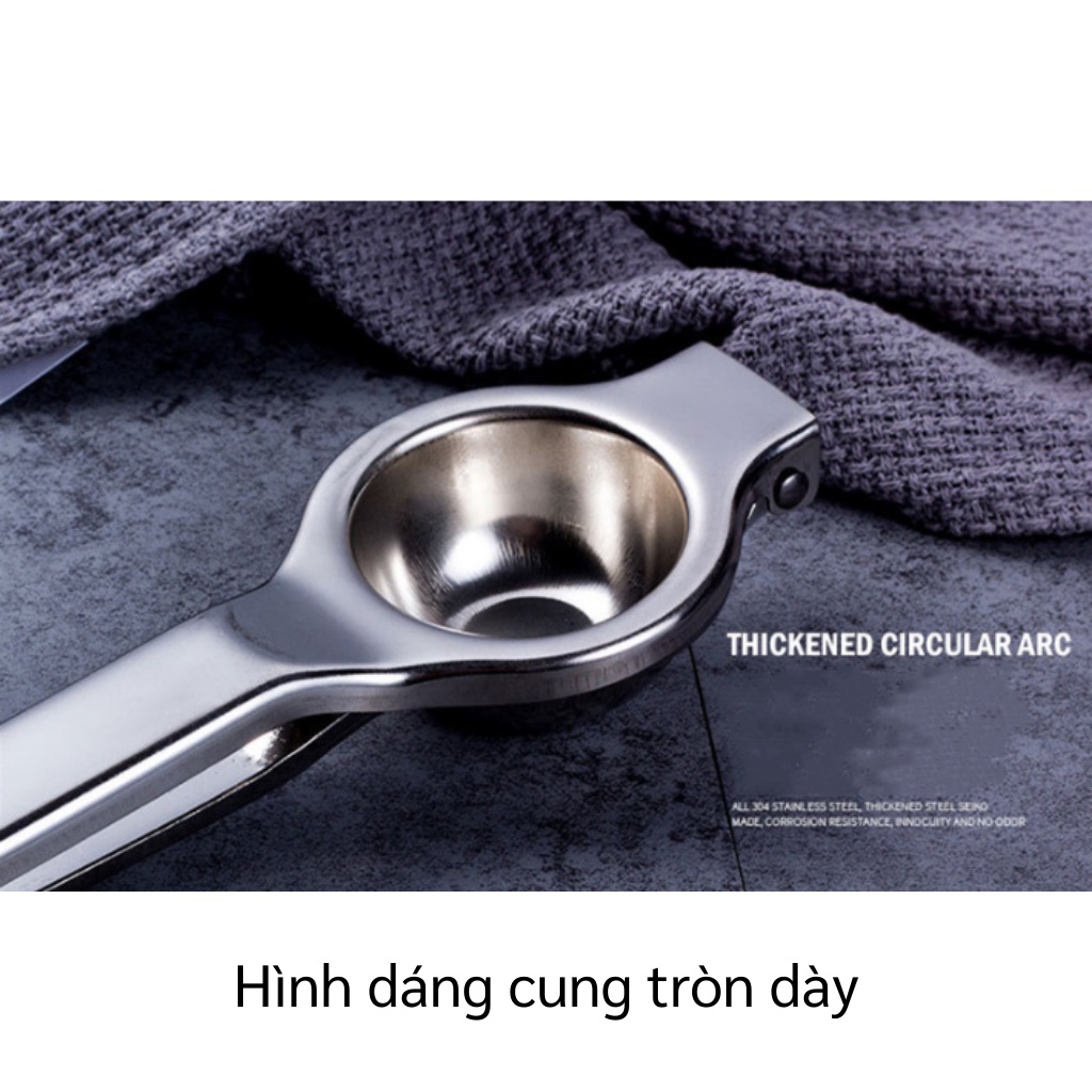 Dụng Cụ Vắt Chanh Inox (Kẹp Vắt Chanh)