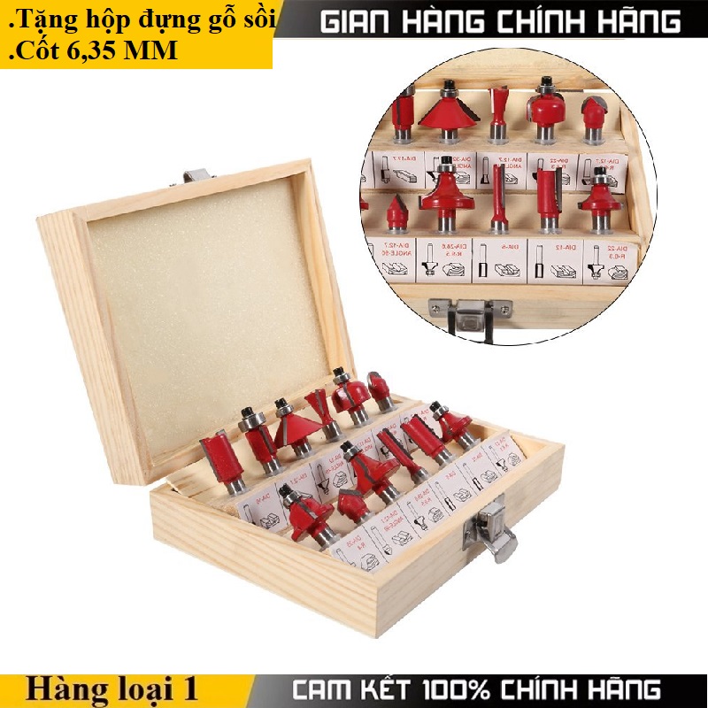 Mũi phay gỗ 12,7mm