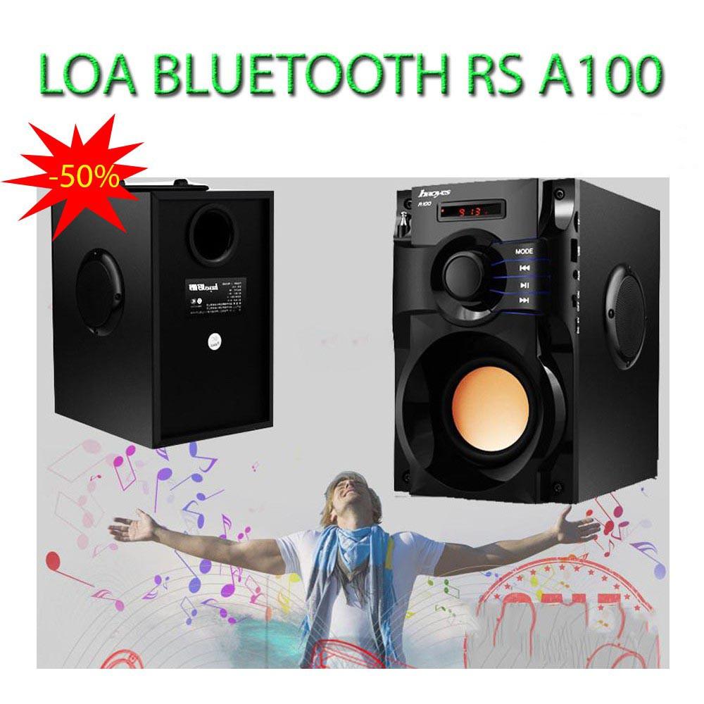 Loa Nghe nhạc Bluetooth Cao Cấp Super Bass RS - A100 , Loa Di Động Không Dây Haoyes A100 Loa Máy Tính Mini , Loa Bluetooth RS A100, Trang Bị 3 Loa Kép , Hộp Cổng Hưởng 3D Sống Động , Âm Thanh Cực Đỉnh , Khẳng Định Đẳng Cấp , Thiết Kế Nhỏ Gọn