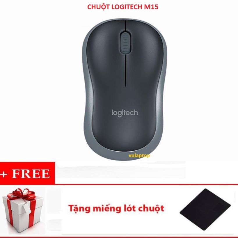 Chuột không dây logitech m185 tặng kèm lót chuột