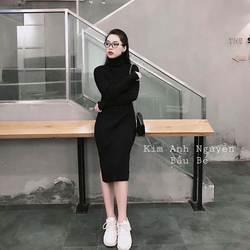 VÁY LEN BOGY CỔ LỌ HÀNG SIÊU ĐẸP, THỜI TRANG 1993