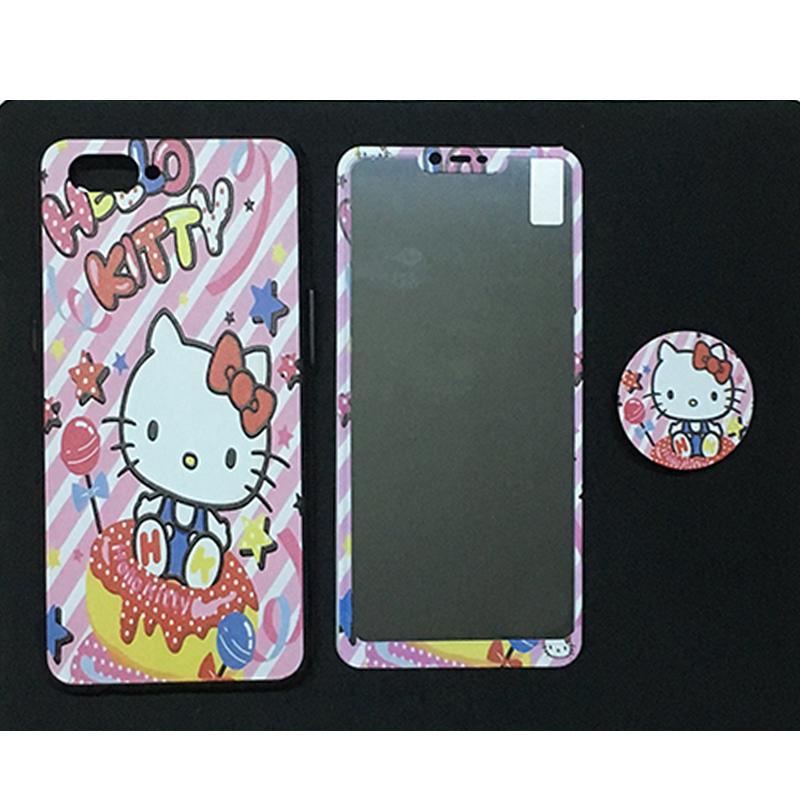 Combo Dán Full màn hình và pop giá đỡ Oppo A3S ( CHỌN HÌNH )