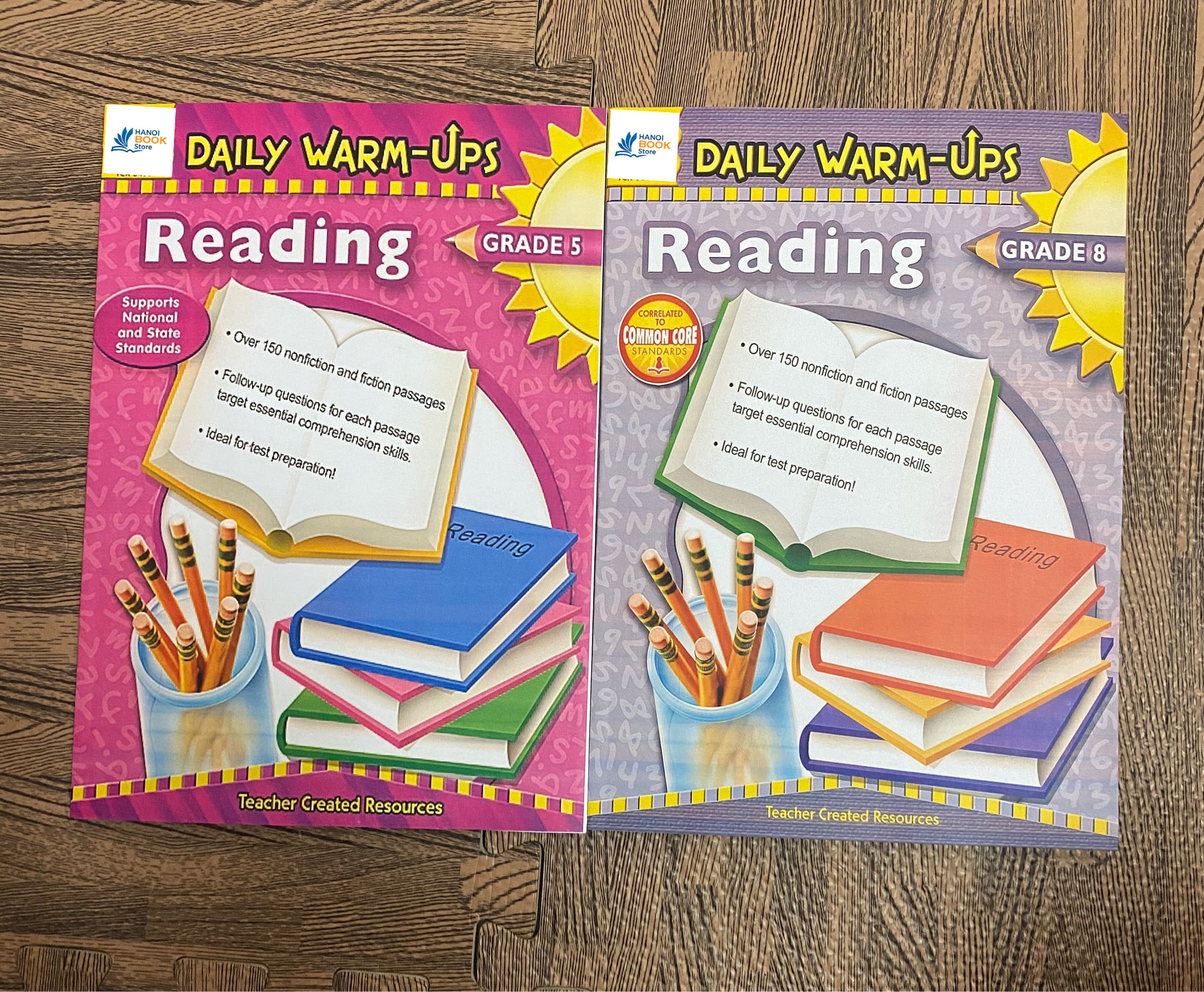 sách Daily Warm-Ups: Reading , Grade 1-8 (Sách Đen Trắng)