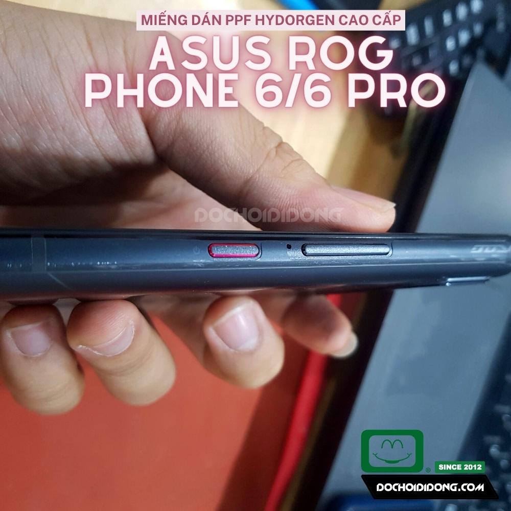 Miếng dán PPF Hydorgen Asus Rog Phone 6 / 6 Pro trong, nhám, đổi màu cao cấp