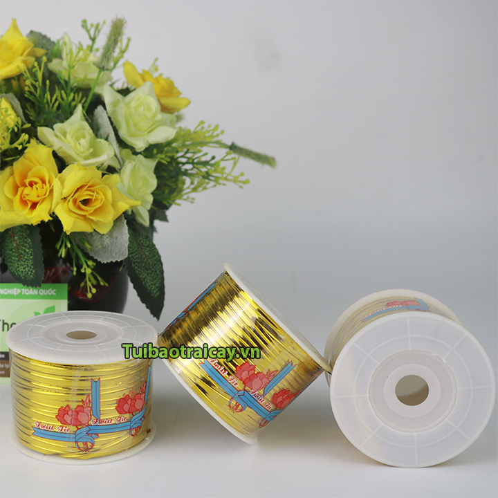 Dây kẽm bọc kim tuyến màu vàng