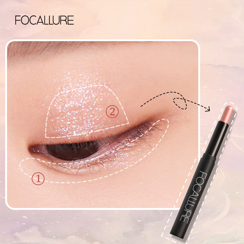 FOCALLURE Chì kẻ mắt cao cấp có 12 màu - INTL