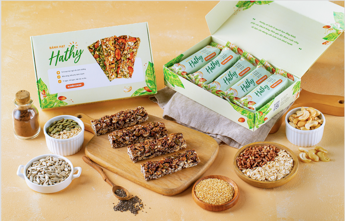 Bánh hạt Hathy - Vị hạt điều cacao