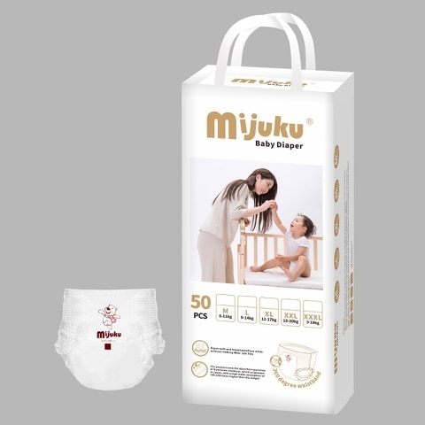 Bỉm quần  mijuku size m/l/xl/xxl - 50 miếng