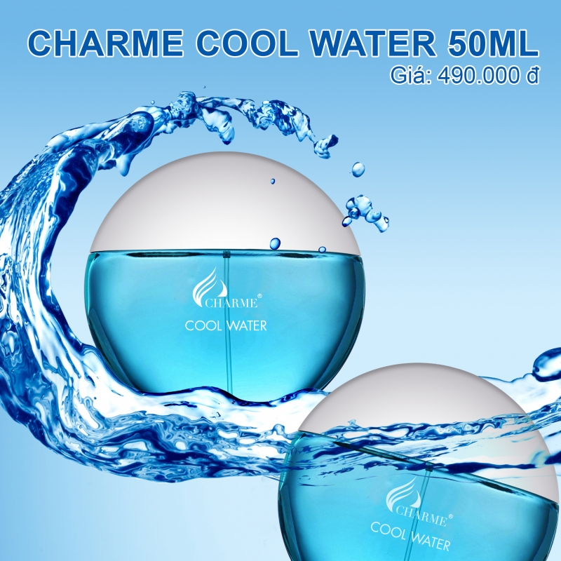 [HCM]Nước Hoa Nam Charmee Cool Water 50ml