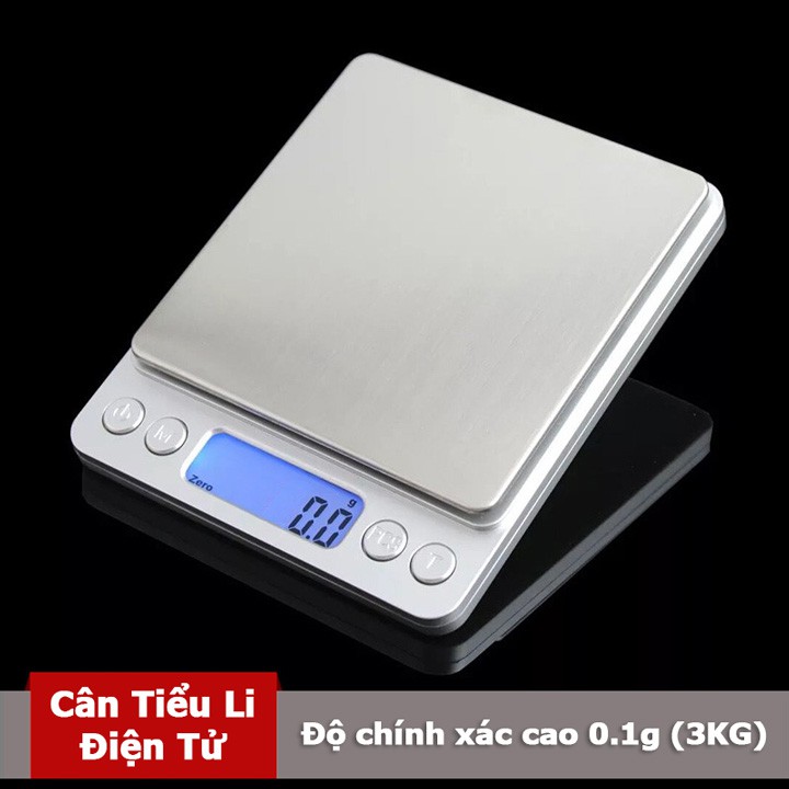 Cân tiểu ly điện tử nhà bếp 3kg - 0,1g