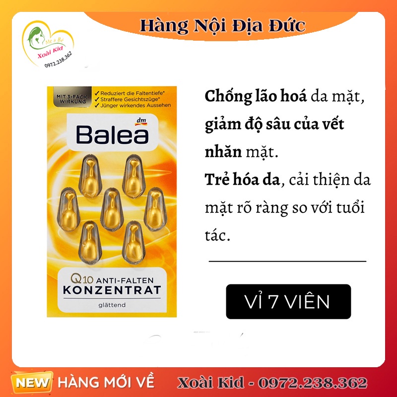 Viên nang dưỡng da Balea Đức