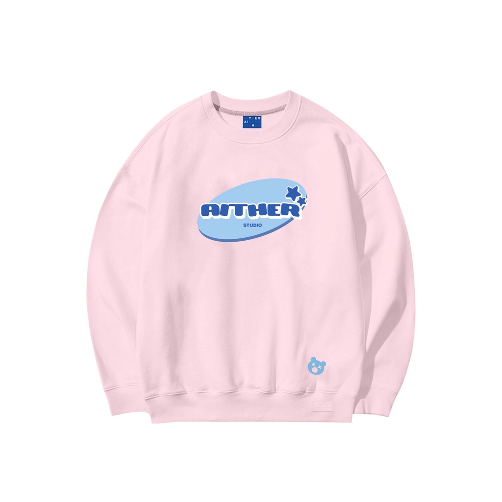 AITHER STUDIO Áo nỉ Sweater Aither tay dài form rộng