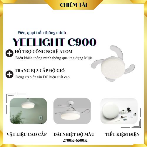 Đèn, quạt trần thông minh Yeelight C900