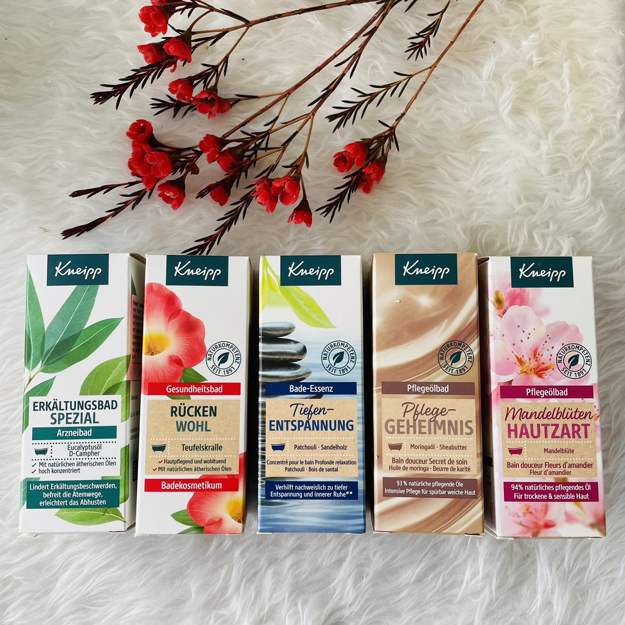 [HCM]Dầu tắm bồn Kneipp các loại (hàng Đức) -có sẵn