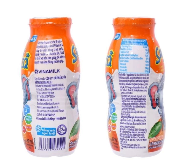 Lốc 6 chai sữa chua uống SuSu 80ml