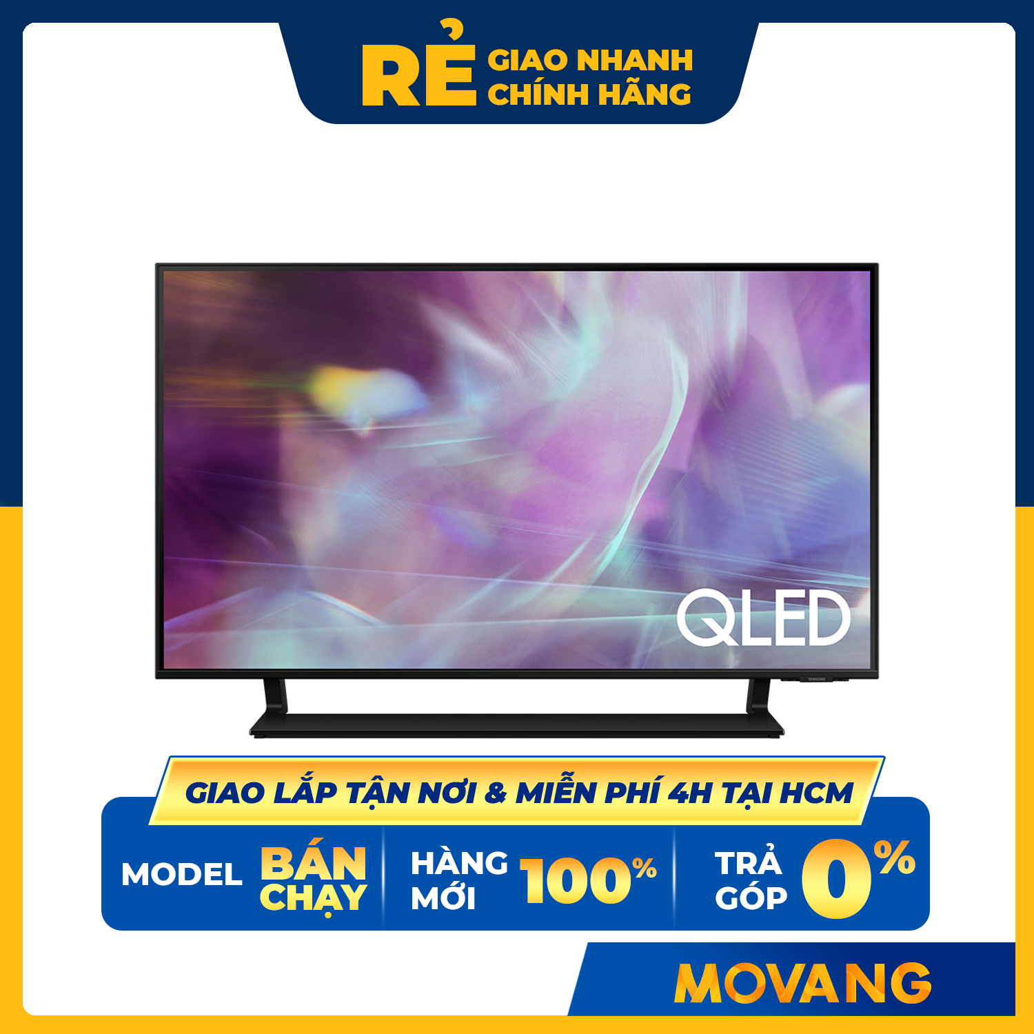 [Trả góp 0%]QLED Tivi 4K Samsung 43Q60AA 43 inch Smart TV - Hệ điều hành Tizen 0S- Kết Nối Bluetooth - Tìm kiếm giọng nói Tiếng Việt Hệ điều hành Tizen 0S- Kết Nối Bluetooth