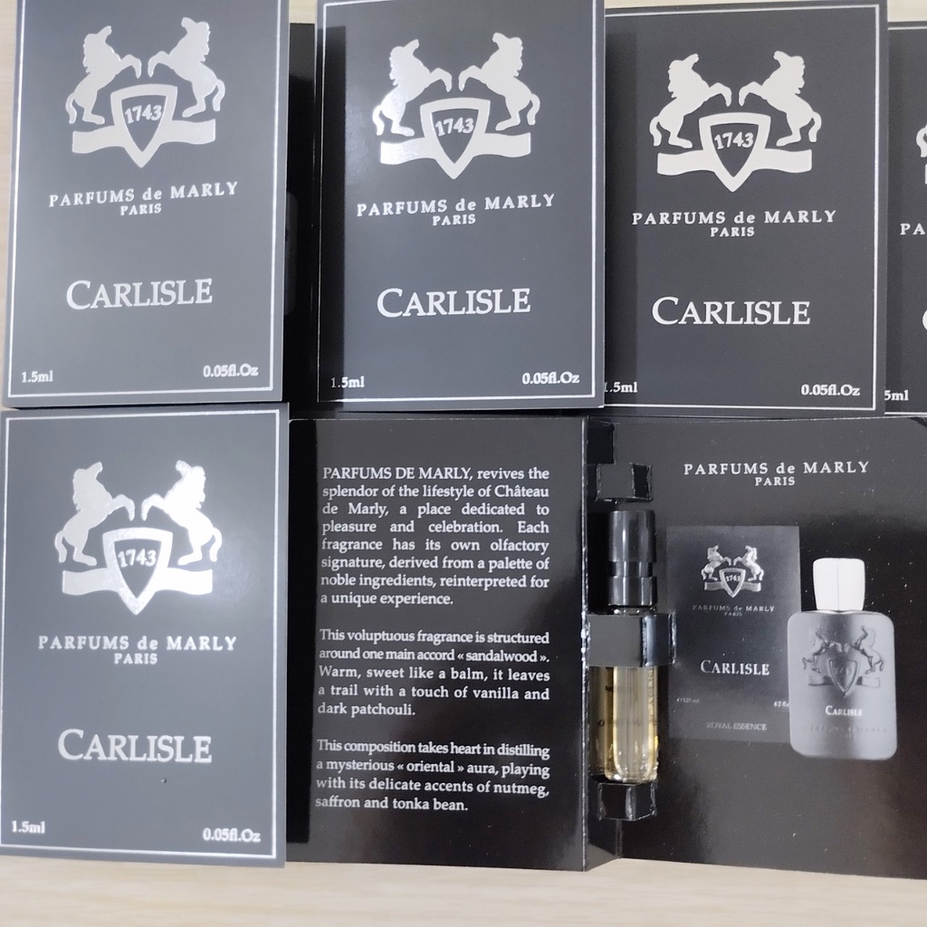 Nước hoa Vial Perfums De Marly các mùi