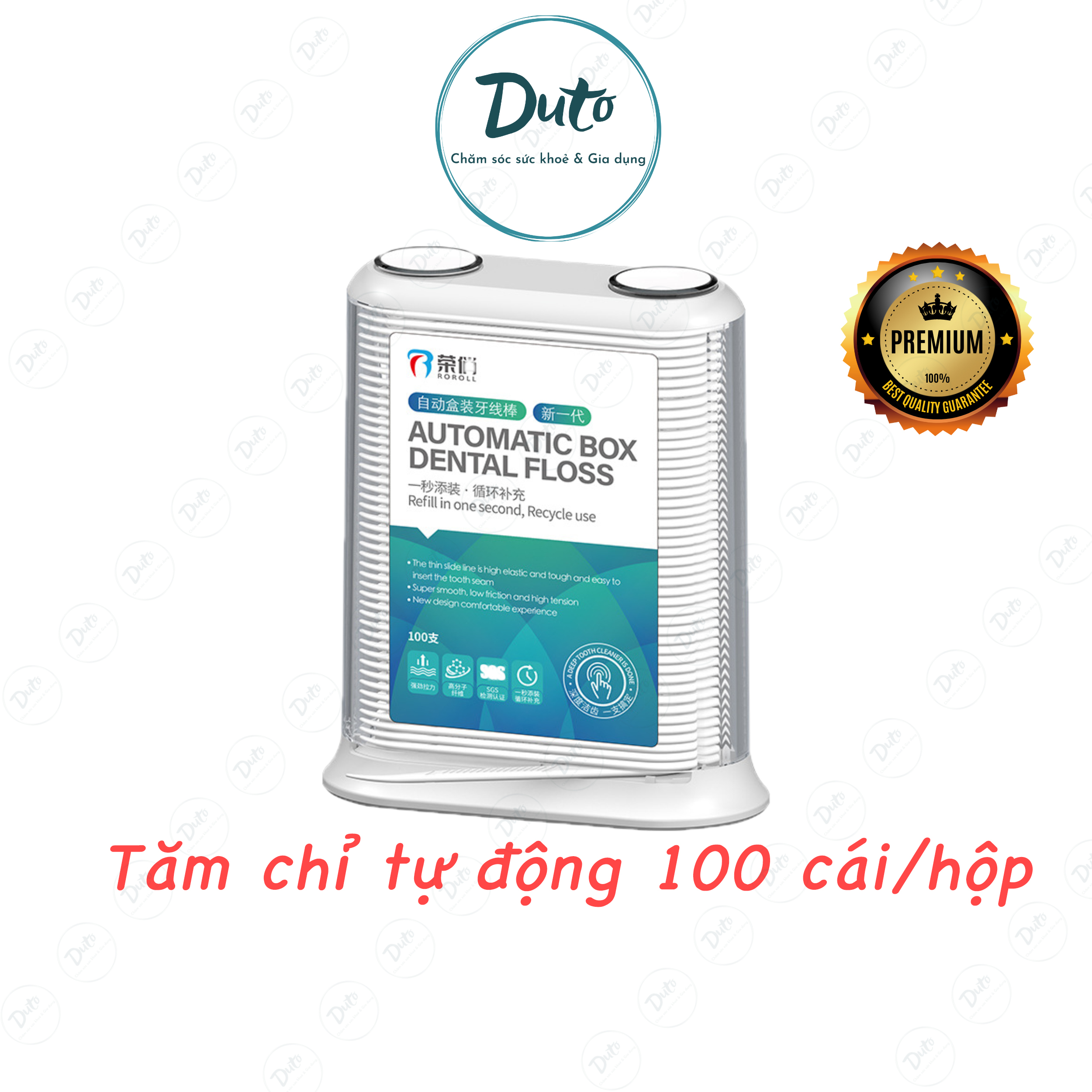 Special edition smart toothpick holder, 100 PCs ready, auto push button