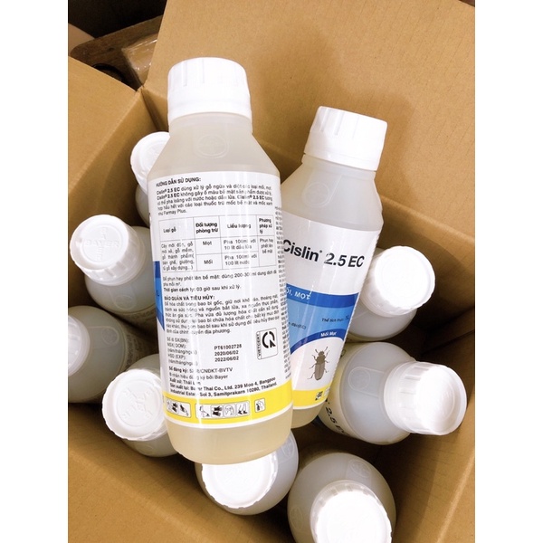 CISLIN 2.5EC - Thuốc diệt mối và mọt gỗ ( 1 lít ) .