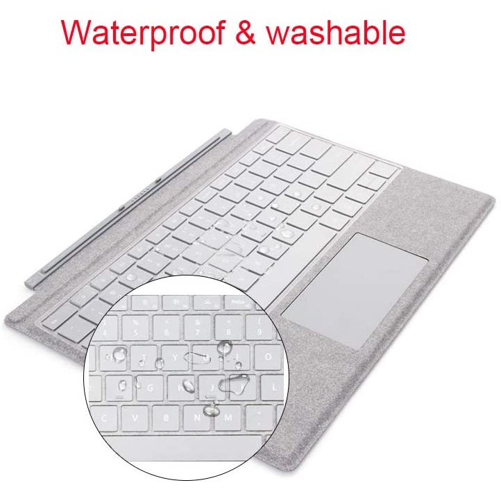 Phủ bàn phím trong suốt Surface Pro 4/5/6/7, Surface Book, Surface Laptop , Surface Laptop Go (đủ dòng )