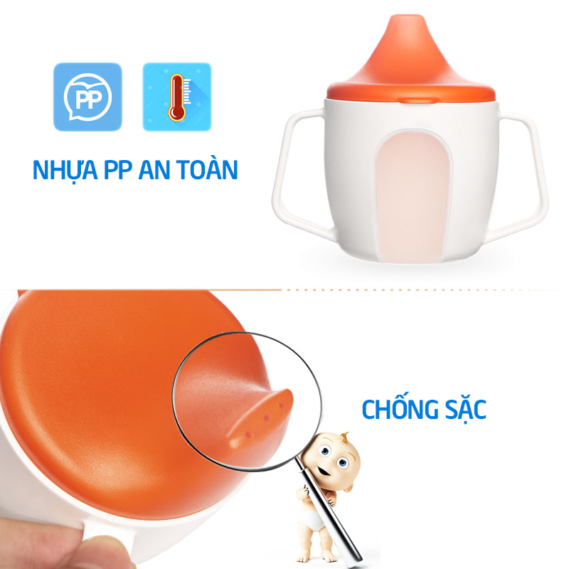 Cốc tập uống nước cho bé Babuu