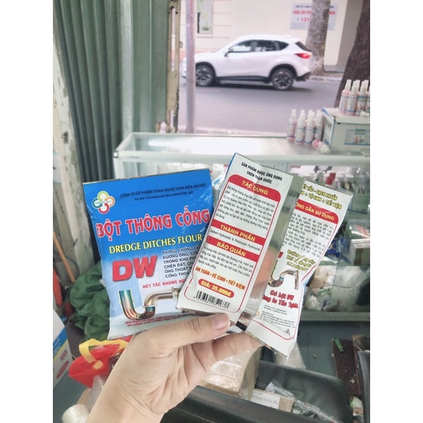 [ COMBO 3 gói bột thông cống DW ]