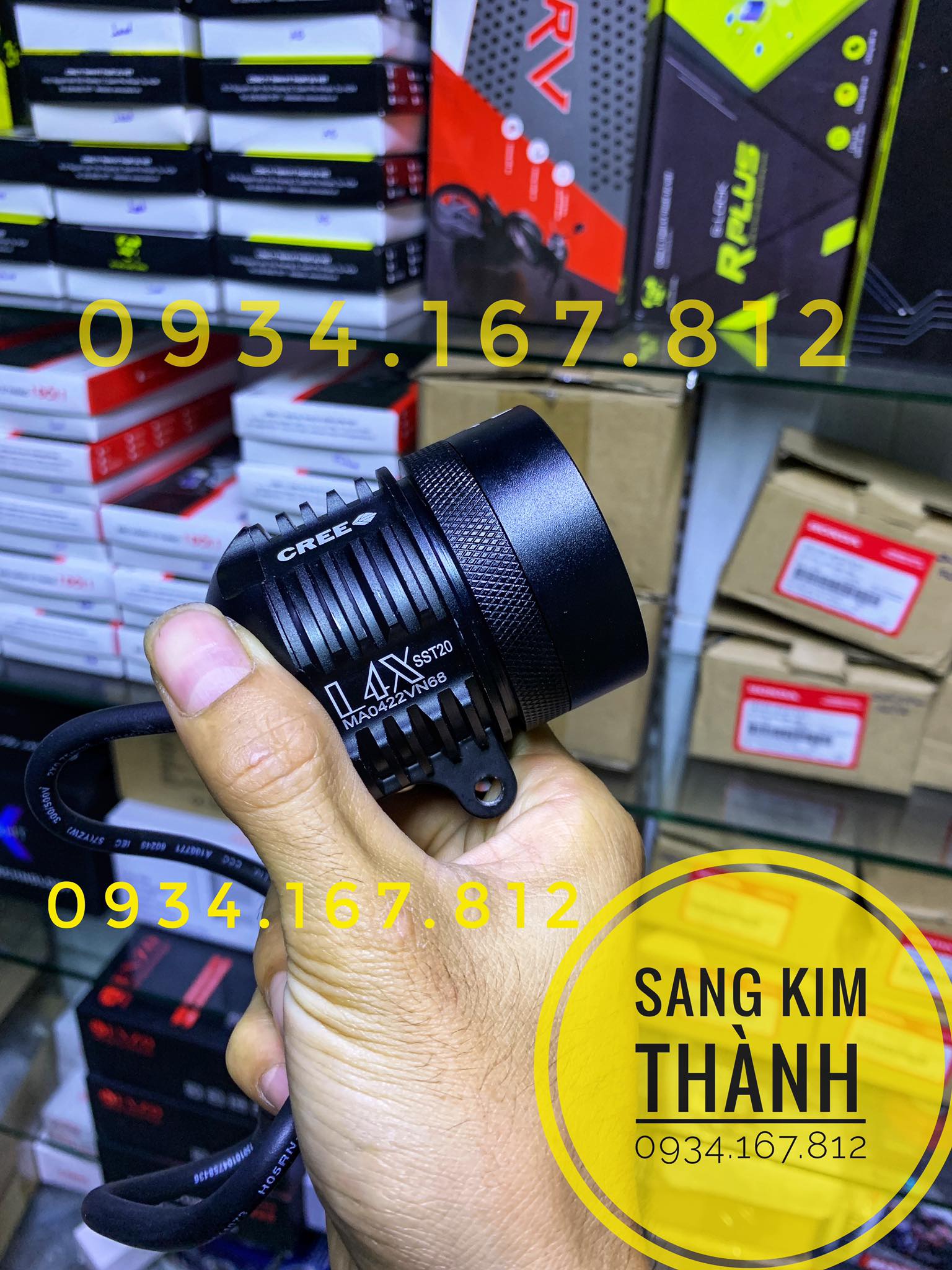 [HCM]Đèn Trợ Sáng L4X Chip Cree Sst20 Loại 1