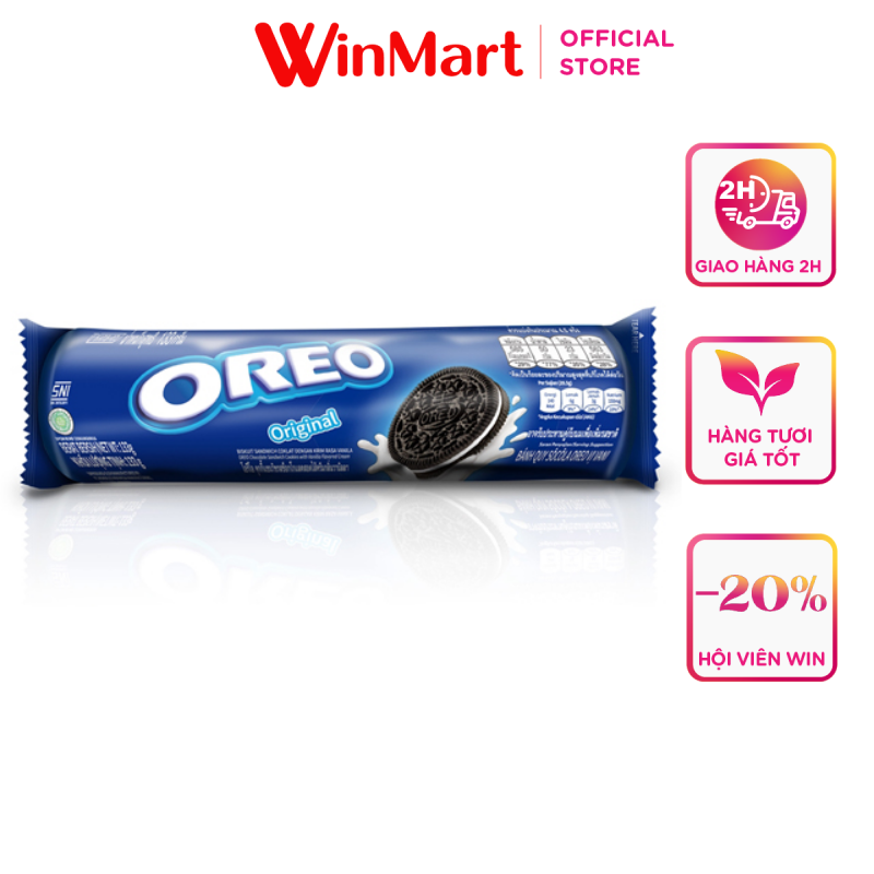 [Siêu thị WinMart] - Bánh quy nhân kem vani Oreo gói 137g