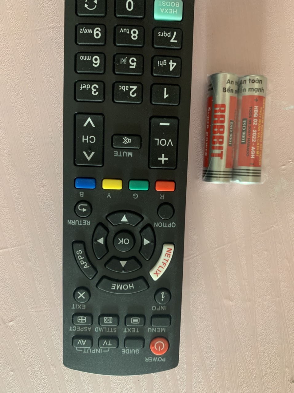 [HCM]REMOTE ĐIỀU KHIỂN TIVI PANASONIC SMART RM-L1378 (NETFLIX-HEXA BOOSTS-APPS)