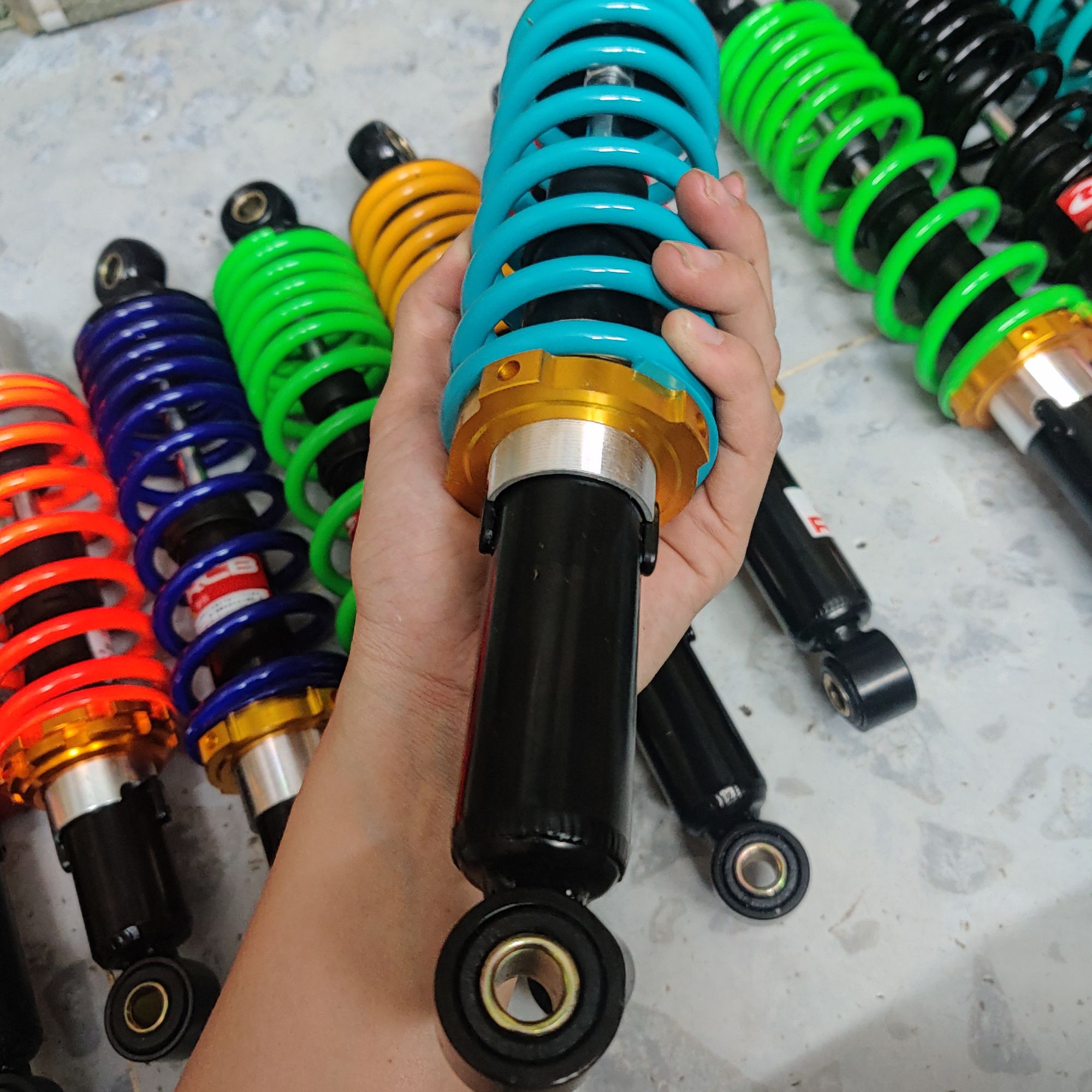[HCM]Phuộc RCB gắn Dr Wave RS Blade Axelo Win Charly Cub Elegant..