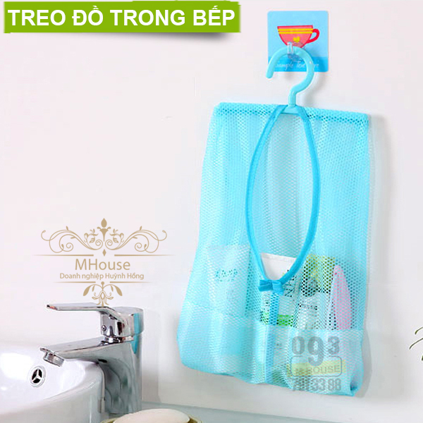Túi xách vải đựng đồ 30x25 cm túi lưới đa năng