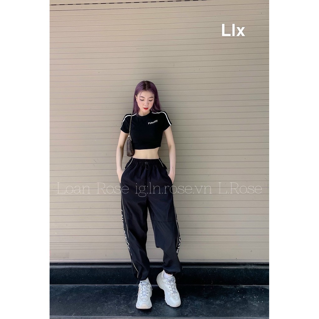 Set Croptop Bom Thụng Siêu Chất