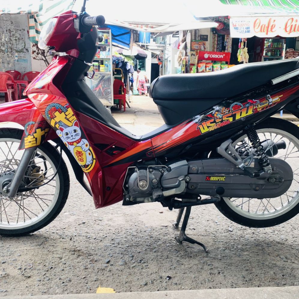 [HCM]Tem rời xe siriut mèo thần tài cao cấp